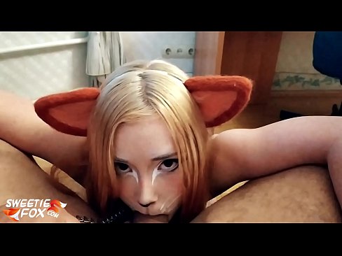 ❤️ Kitsune swallow dick agus cum na beul ❌ Bhidio fucking leinn